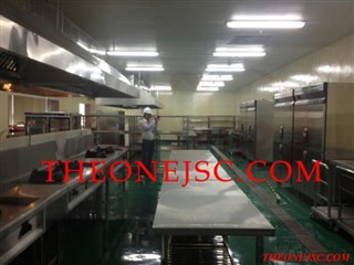 Thi công hệ thống bếp ăn nhà máy Bridgestone Hải Phòng